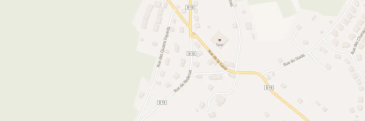 Plan du 12 Rue de Redenat à Saint-Privat
