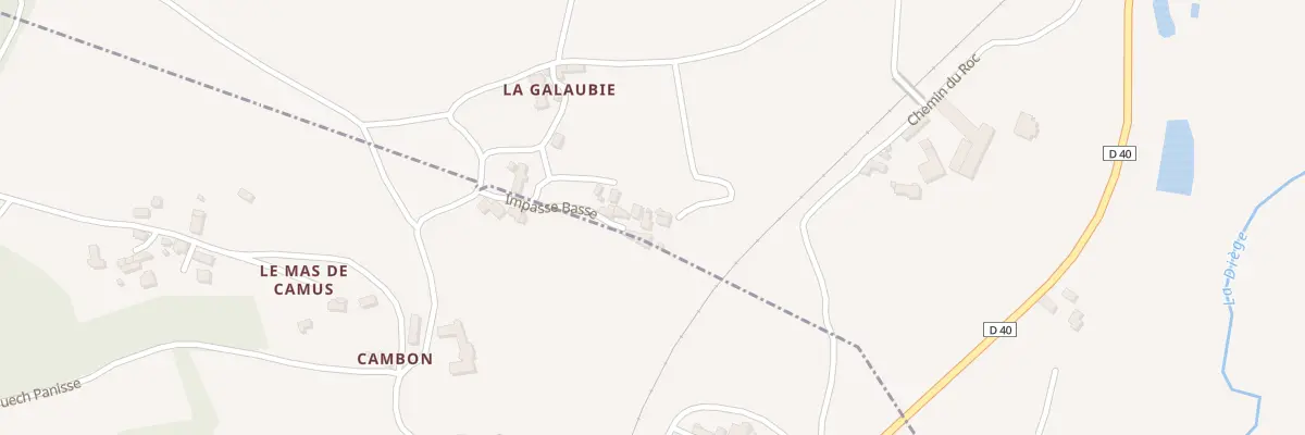 Plan du 5169 La Galaubie à Naussac