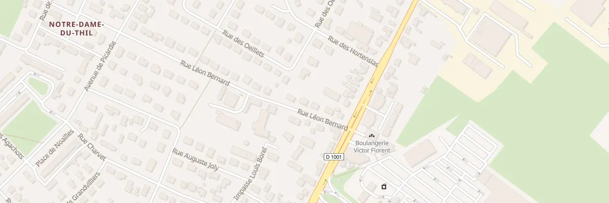Plan du 4 Rue Léon Bernard à Beauvais