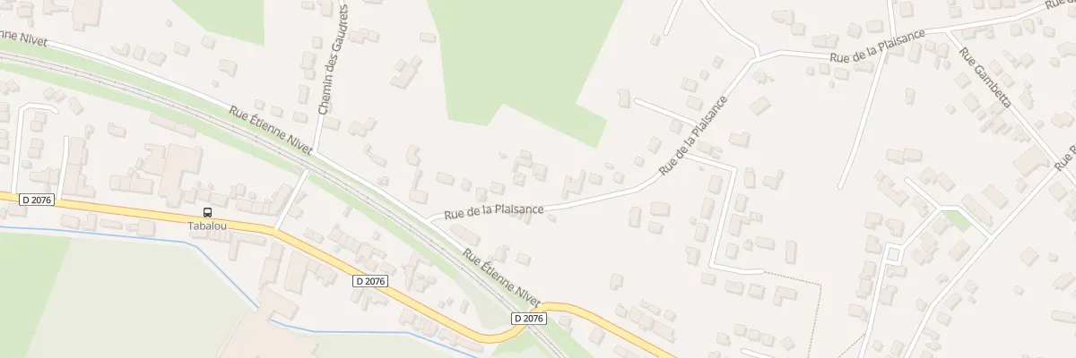 Plan du 11 Rue de la Plaisance à Vierzon