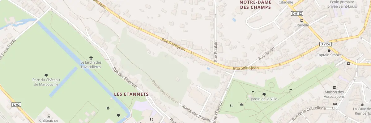 Plan du 33 Rue Saint Jean à Pontoise