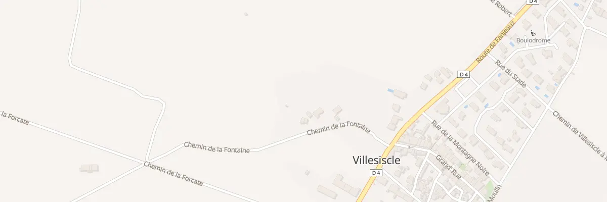 Plan du 10 Che de la Fontaine à Villesiscle