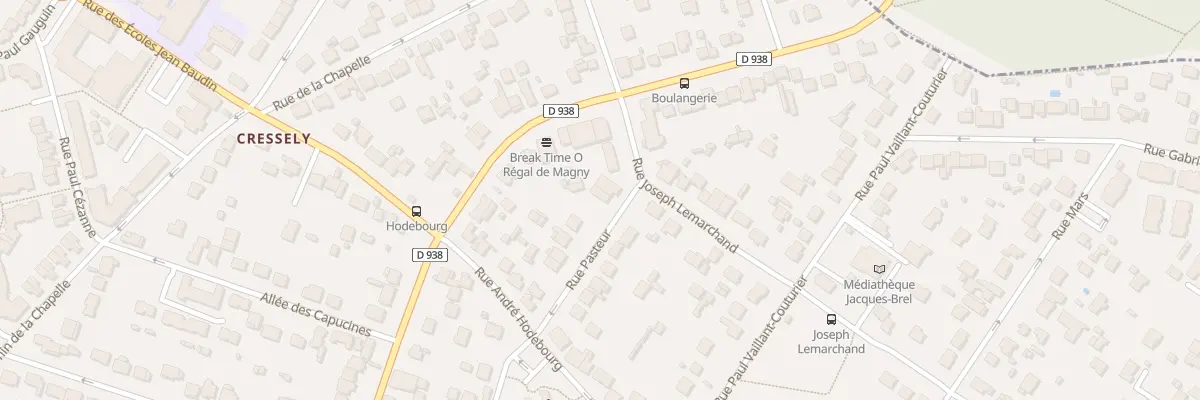 Plan du 2B Rue Pasteur à Magny-les-Hameaux