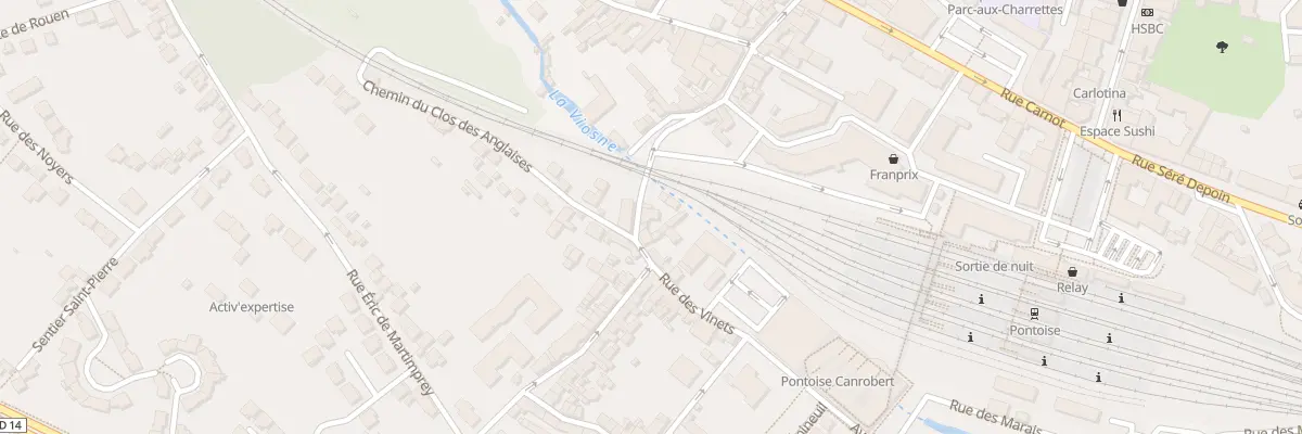Plan du 29 Rue Saint Martin à Pontoise
