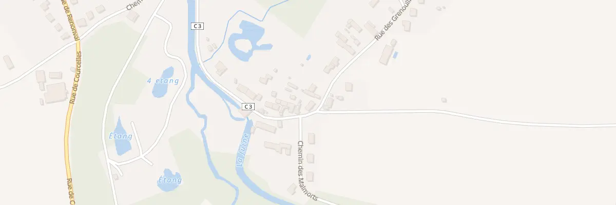 Plan du 41 Rue des Moulins au Mérévillois