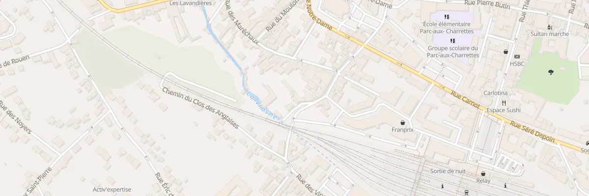 Plan du 26 Rue Saint Martin à Pontoise