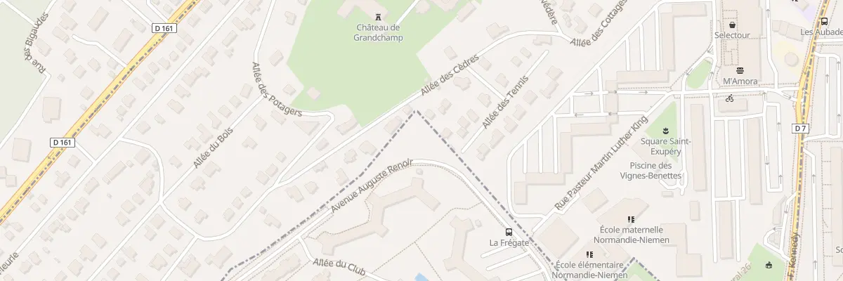 Plan du 41 Av Auguste Renoir à Marly-le-Roi