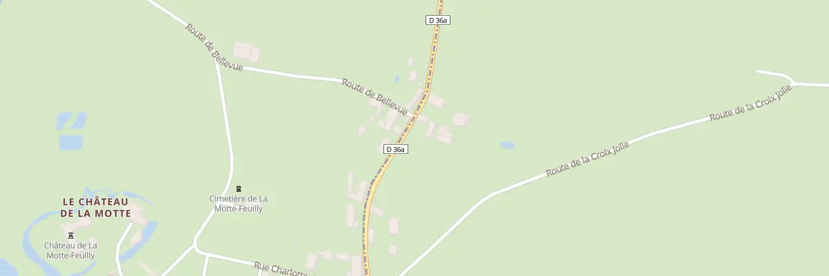 Plan du 5106 Le Cheval Blanc à Champillet
