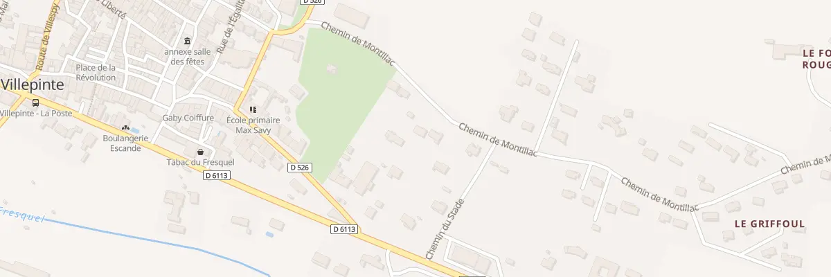 Plan du 10 Che de Montillac à Villepinte