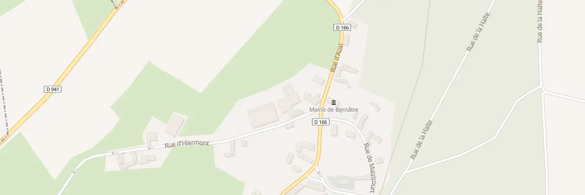 Plan du 3 Rue d’Auxi à Bernâtre
