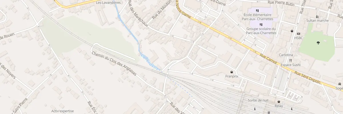 Plan du 24 Rue Saint Martin à Pontoise