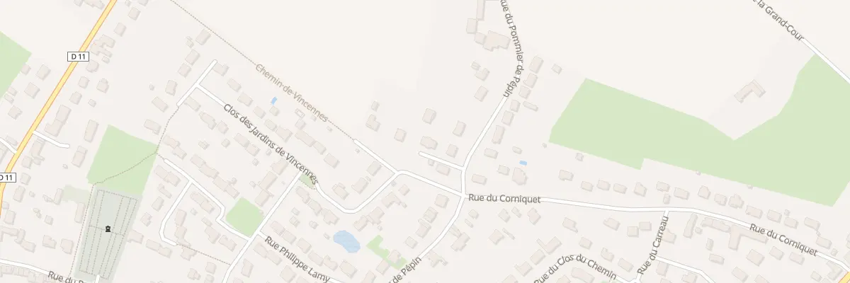Plan du 507 Rue du Pommier de Pépin à Loury