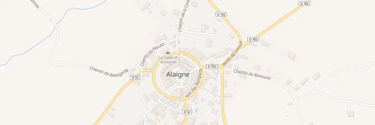 Plan du 7 Rue Etroite à Alaigne