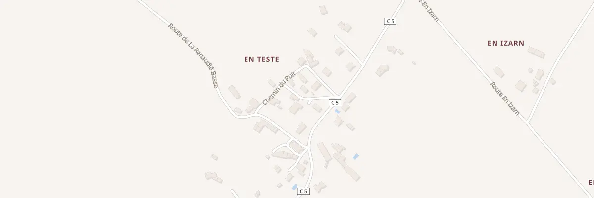 Plan du 5014 En Teste et La Renaudie à Saint-Germain-des-Prés