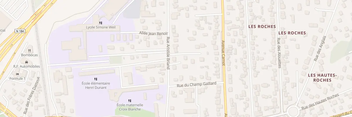 Plan du 166 Rue Aristide Briand à Conflans-Sainte-Honorine