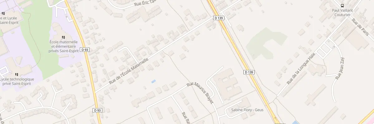 Plan du 75 Rue de l’Ecole Maternelle à Beauvais