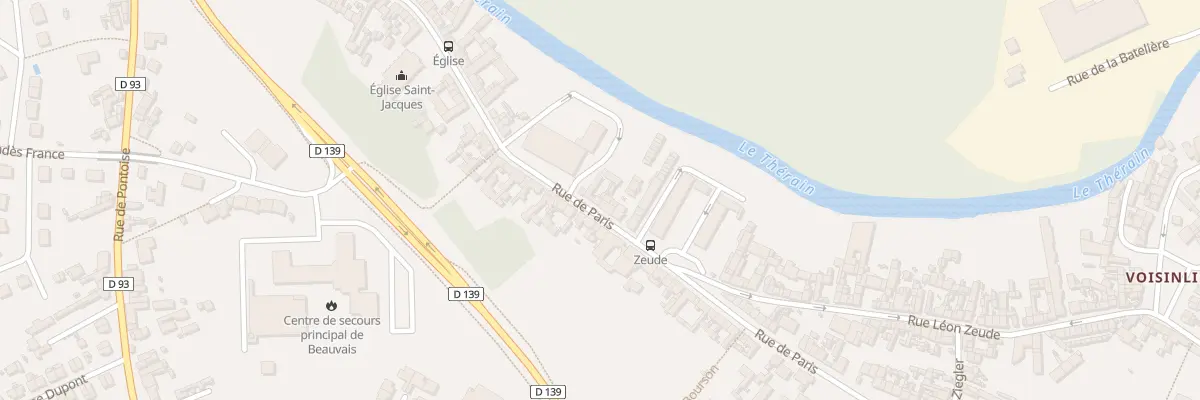Plan du 47 Rue de Paris à Beauvais