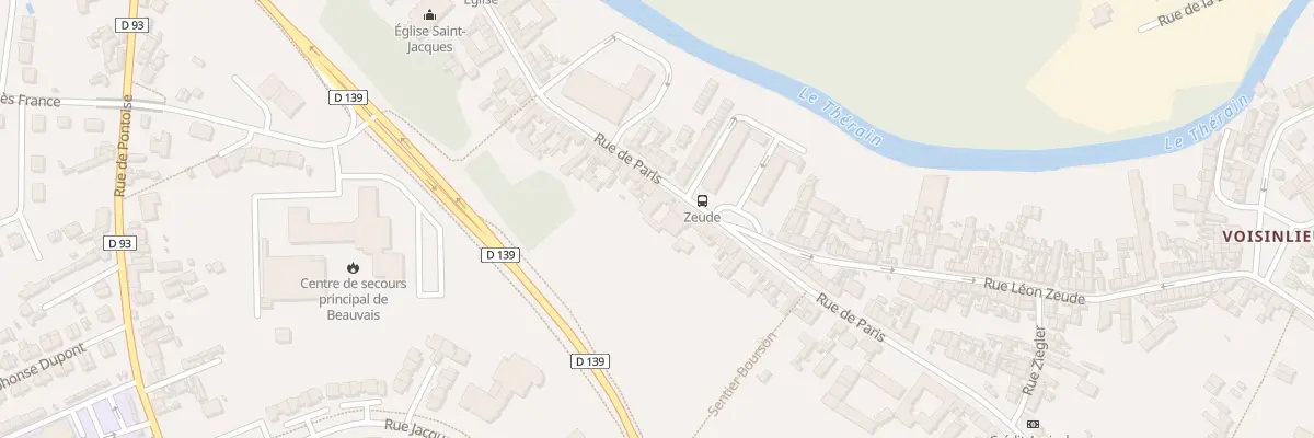 Plan du 58 Rue de Paris à Beauvais