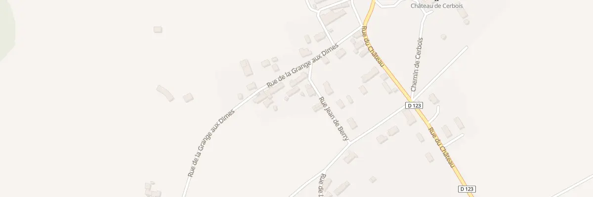 Plan du 3 Rue Jean de Berry à Cerbois