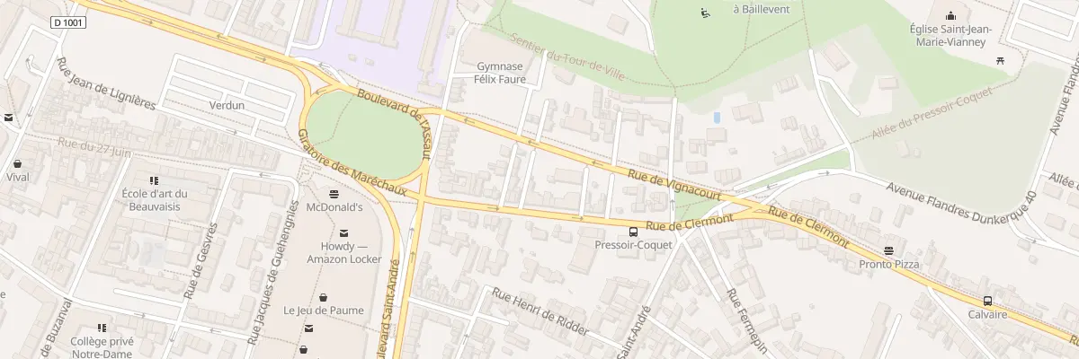 Plan du 15 Rue de Clermont à Beauvais