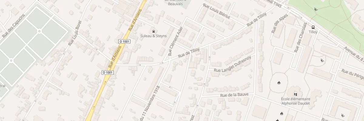 Plan du 24 Rue de Tilloy à Beauvais