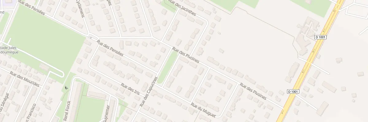 Plan du 15 Rue des Pivoines à Beauvais