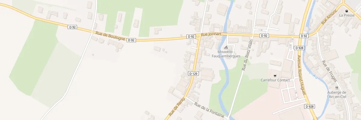 Plan du 68 Rue de Renty à Fauquembergues