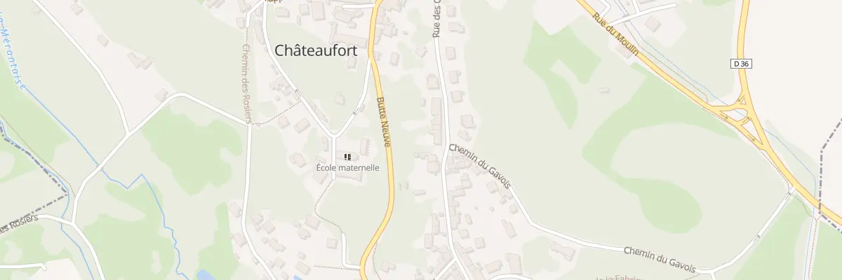 Plan du 23 Rue des Orfèvres à Châteaufort
