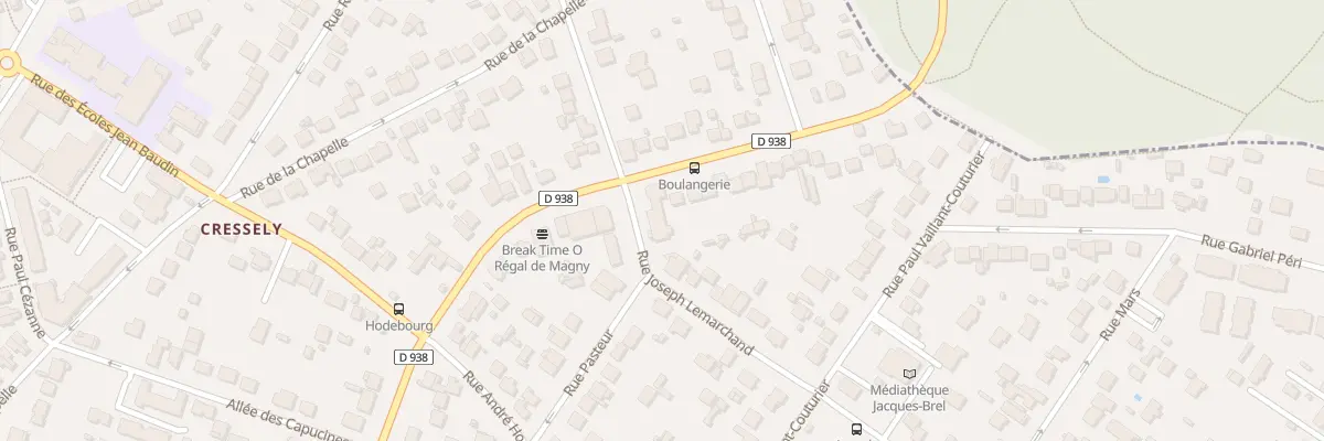 Plan du 1 Rue Joseph Lemarchand à Magny-les-Hameaux