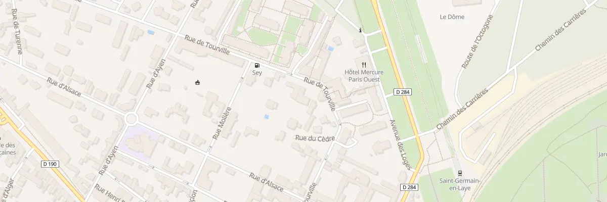 Plan du 15B Rue de Tourville à Saint-Germain-en-Laye