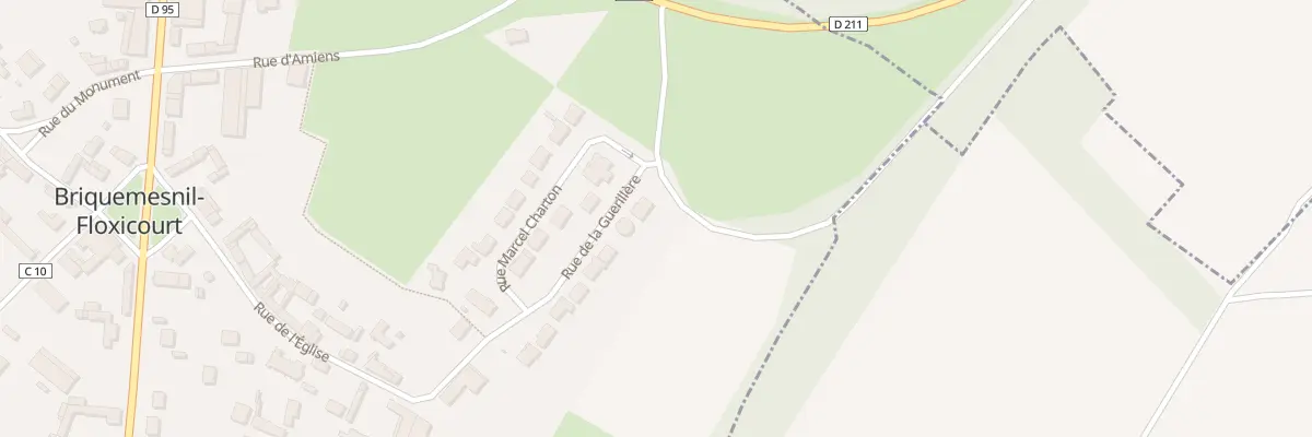 Plan du 22 Rue de la Guerillere à Briquemesnil-Floxicourt