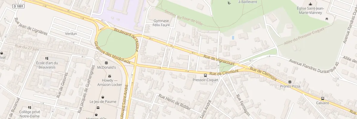Plan du 15B Rue de Clermont à Beauvais