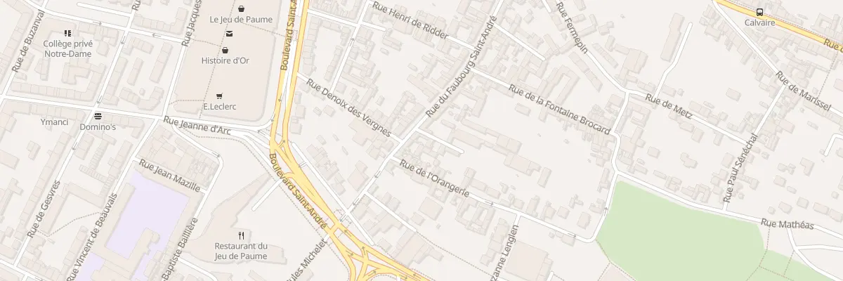 Plan du 22 Rue du Faubourg Saint-André à Beauvais