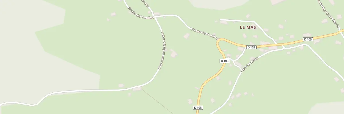 Plan du 5074 Veuillac à Darnets