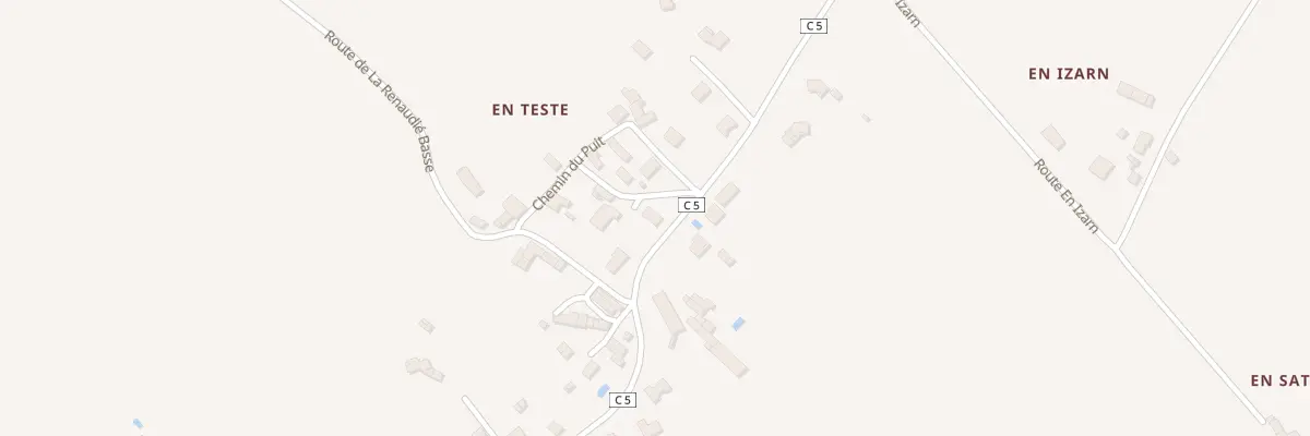 Plan du 5351 En Teste et La Renaudie à Saint-Germain-des-Prés