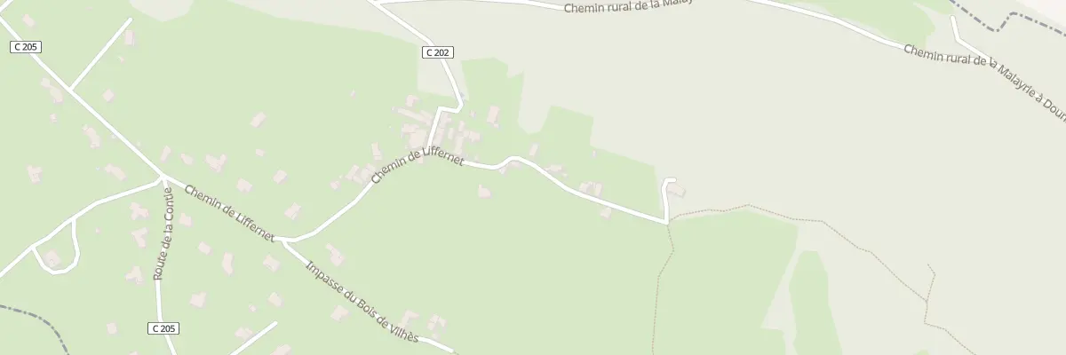 Plan du 5610F Liffernet à Lunan