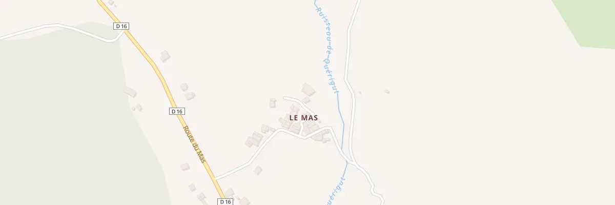 Plan du 217 Traverse du Mas à Quérigut