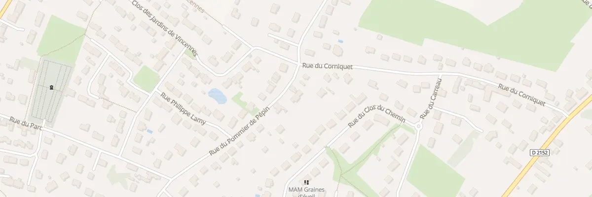 Plan du 432B Rue du Pommier de Pépin à Loury