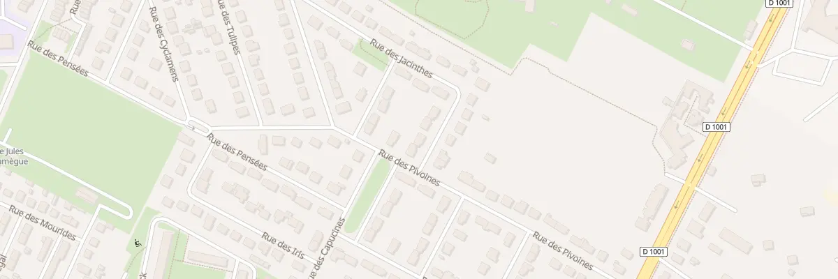 Plan du 3 Rue des Jacinthes à Beauvais