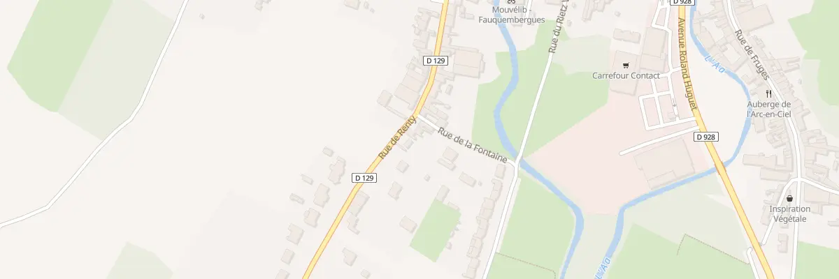 Plan du 171 Rue de Renty à Fauquembergues