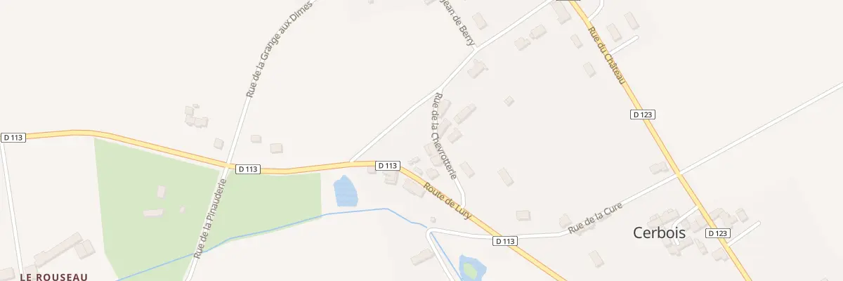 Plan du 3 Rue de la Chevrotterie à Cerbois