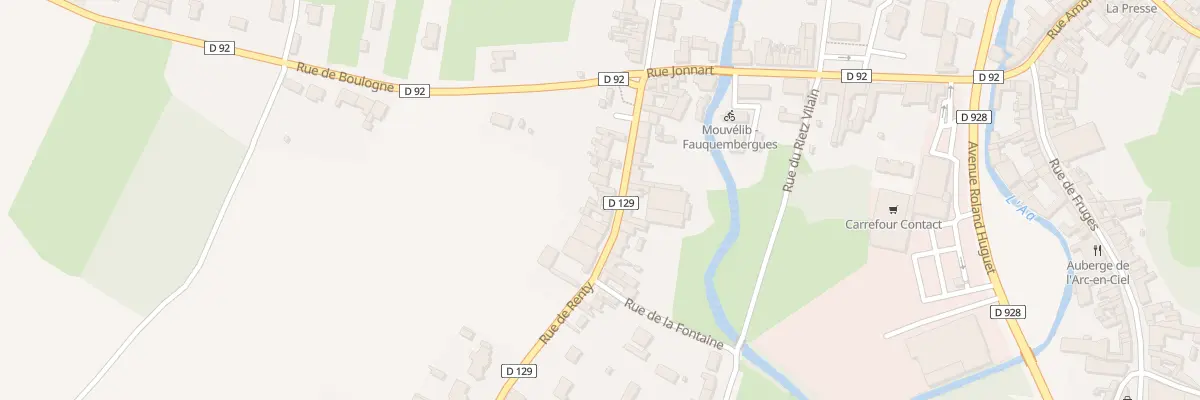 Plan du 88 Rue de Renty à Fauquembergues