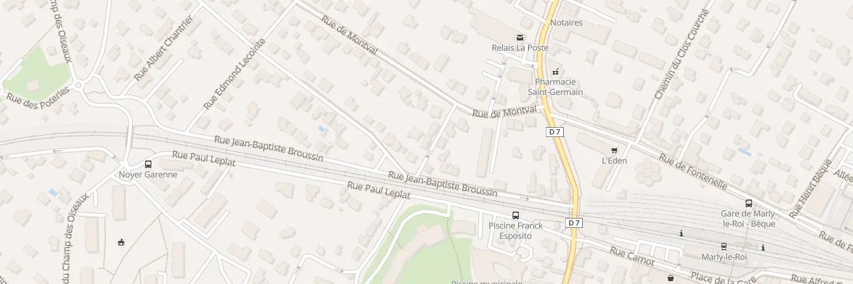 Plan du 3 Rue André Theuriet à Marly-le-Roi