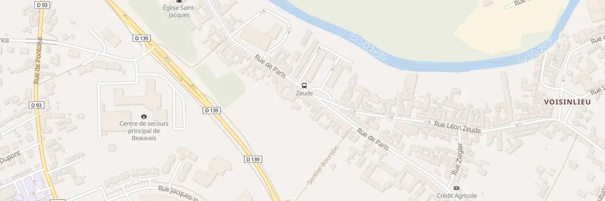 Plan du 60 Rue de Paris à Beauvais