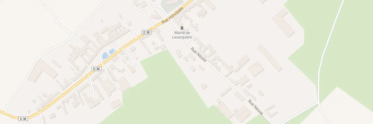 Plan du 2 Rue Neuve à Lavacquerie