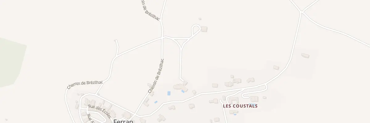 Plan du 573 Che de Brézilhac à Ferran