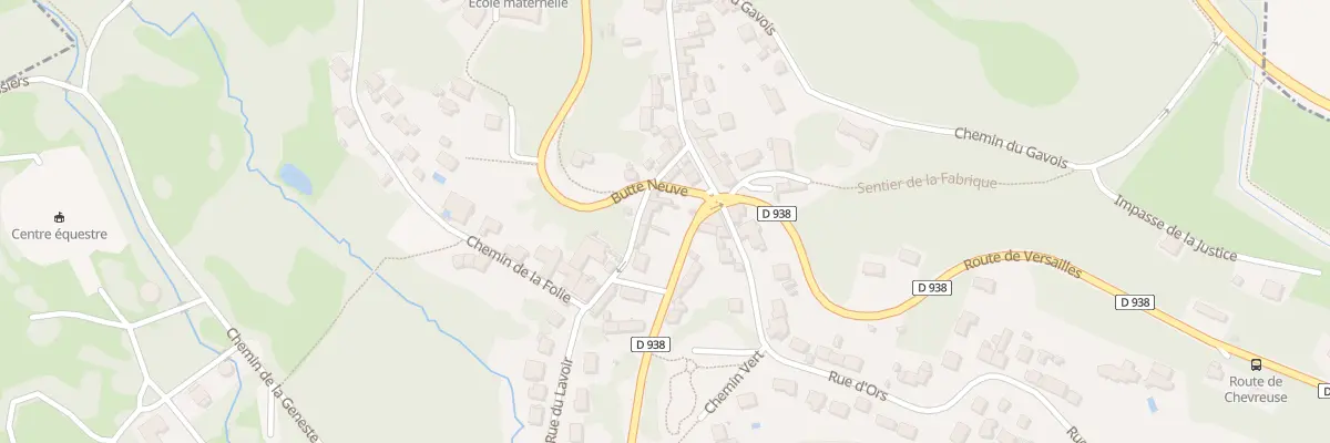 Plan du 3 Rue Traversière à Châteaufort
