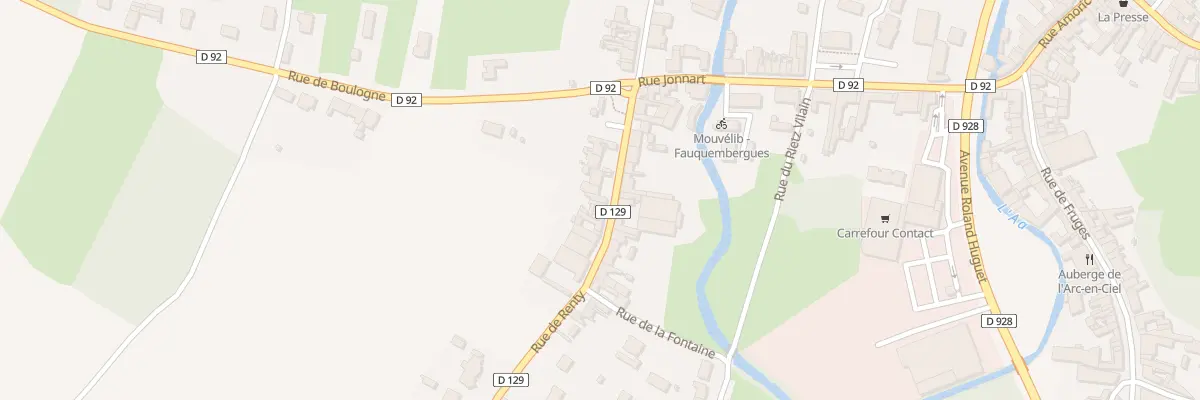 Plan du 82 Rue de Renty à Fauquembergues