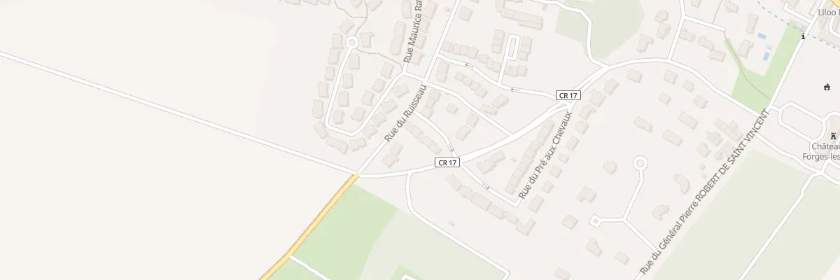 Plan du 5 Rue du Pré aux Chevaux à Forges-les-Bains