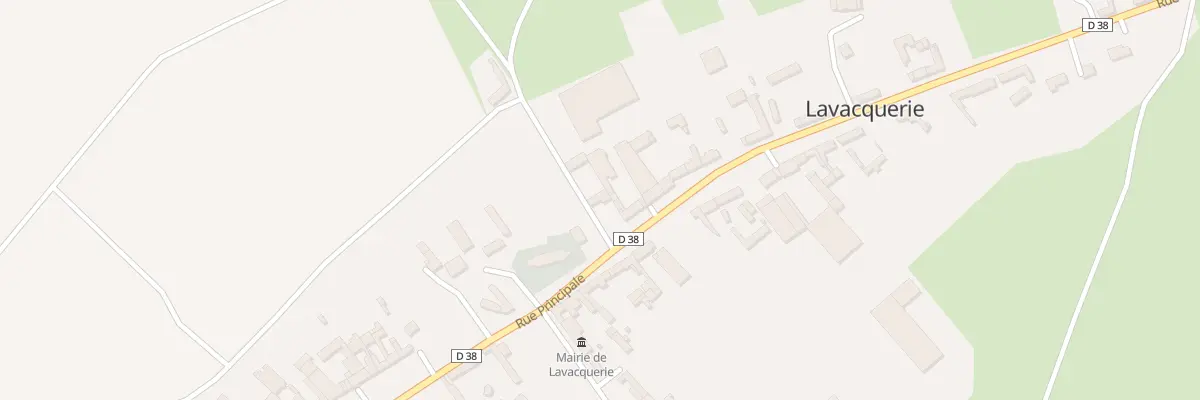 Plan du 1 Rte de Conty à Lavacquerie